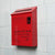 Post Box Vintage Metal Mail Box Case Tin Newspaper Letter Mailbox Waterproof Post Box Lock Box Garden Oranment 8Colors