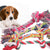 18cm Cotton Rope Pet Dog Toy Puppy Cat Chew Knot Durable Braided Bone Rope Teeth Cleaning Molar Toy Pet Supplies (Random Color )