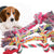 18cm Cotton Rope Pet Dog Toy Puppy Cat Chew Knot Durable Braided Bone Rope Teeth Cleaning Molar Toy Pet Supplies (Random Color )