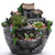Resin Succulent Plant Pot Exquisite Bonsai Unique Flower Pot Garden Planter Office Holder Desktop Ornement Garden Pots Planters