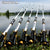 GHOTDA New Design White Spinning Fishing Rod FRP + Carbon Fiber Telescopic Fishing Rods 2.1-3.6M