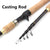 Promotion!  1.8m 2.1m 2.4m 2.7m Spinning Fishing Rod M power Hard Telescopic Carbon Fiber Travel pole wooden handle