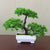 Hot Sale Artificial Dried Flowers Fake Green Pot Welcoming Pine Bonsai Simulation Artificial Potted Plants Ornament Home Decor