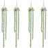 4Pcs Artificial Succulents Hanging Plants Fake String Of Pearls Plant Faux Succulents Unpotted Branch Lover'S Tears Plants-ABUX