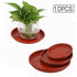 10 Pcs Round Shape Plastic Solid Color Garden Pot Saucer Plant Pot Drip Tray Planter Pallet Flower Pot Tray Home Garden Pot Case