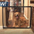 Mesh Pets Dog Gate Safe Guard Easy Install Anywhere Portable Folding Safety Woven Guard Mesh Fence Barrier Safe Net Enclosure
