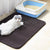Pet Cat Litter Mat EVA Double-Layer Cat Litter Trapper Mats with Waterproof Bottom Layer non-slip pet litter Black Cat Bed mat