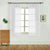 1PC 100x130 Bedroom Modern window Tulle Curtain Panel Voile window shades  French Window  Rope  Plain  Built-in  white blinds