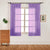 1PC 100x130 Bedroom Modern window Tulle Curtain Panel Voile window shades  French Window  Rope  Plain  Built-in  white blinds